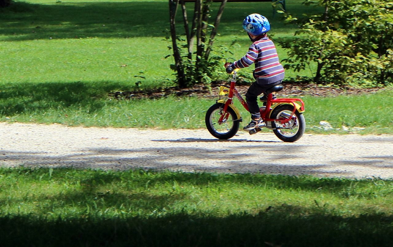 child-on-bike