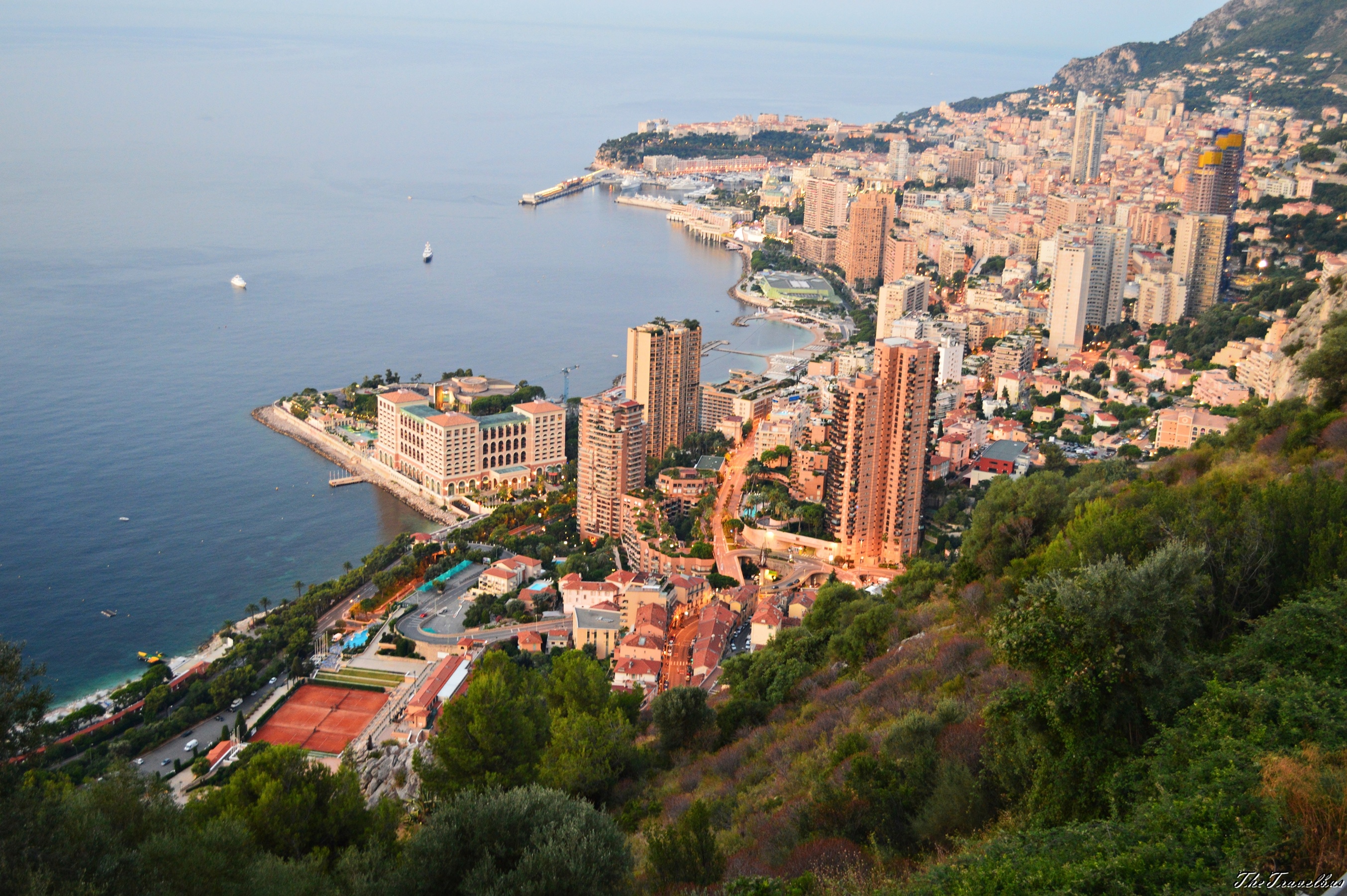Widok na Monako