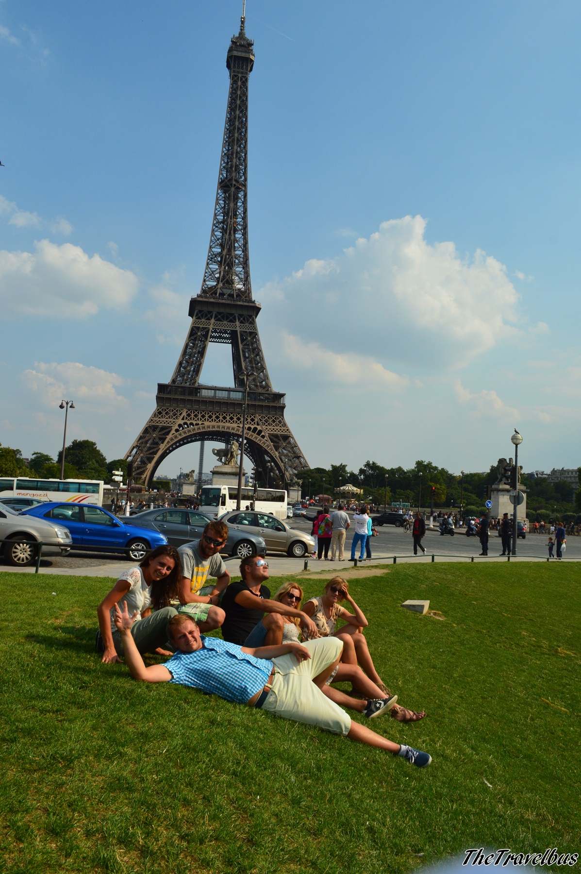 And the Eiffel Tower again, this time during the day