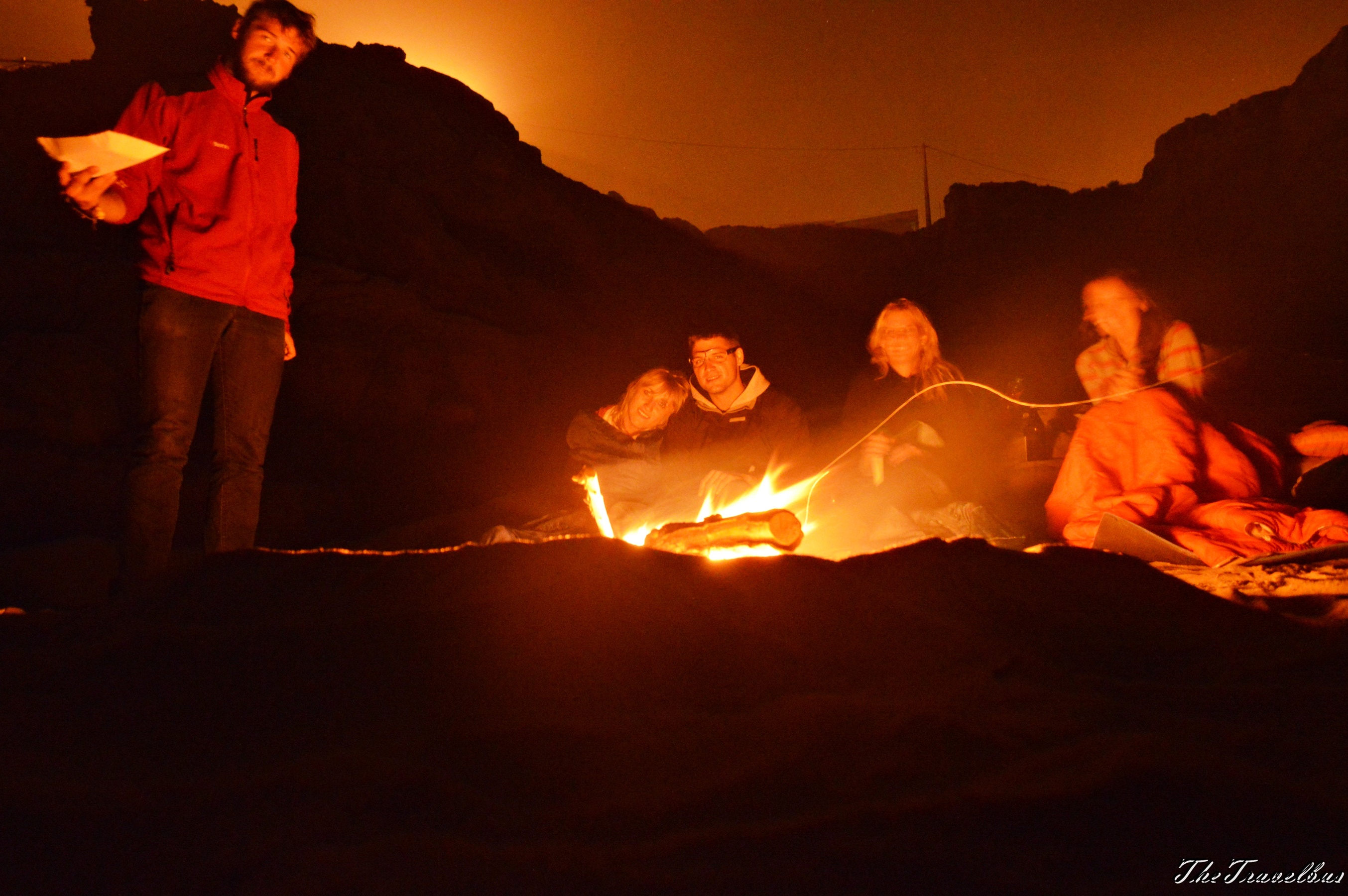 Bonfire and overnight on the beach :)
