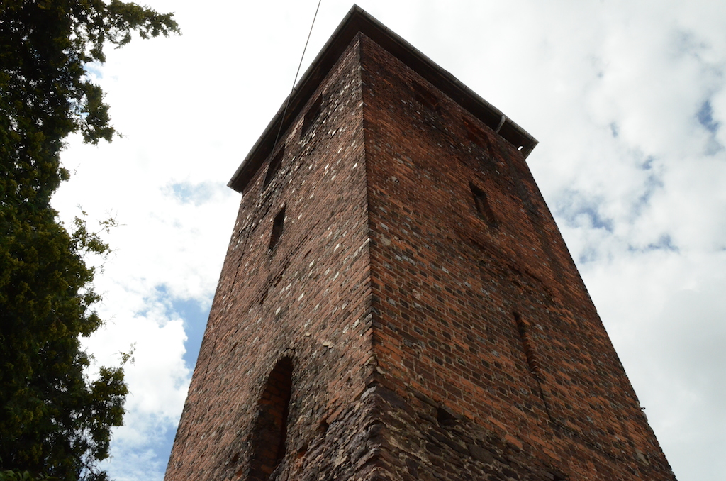 One of the towers on the defensive walls of Byczyna