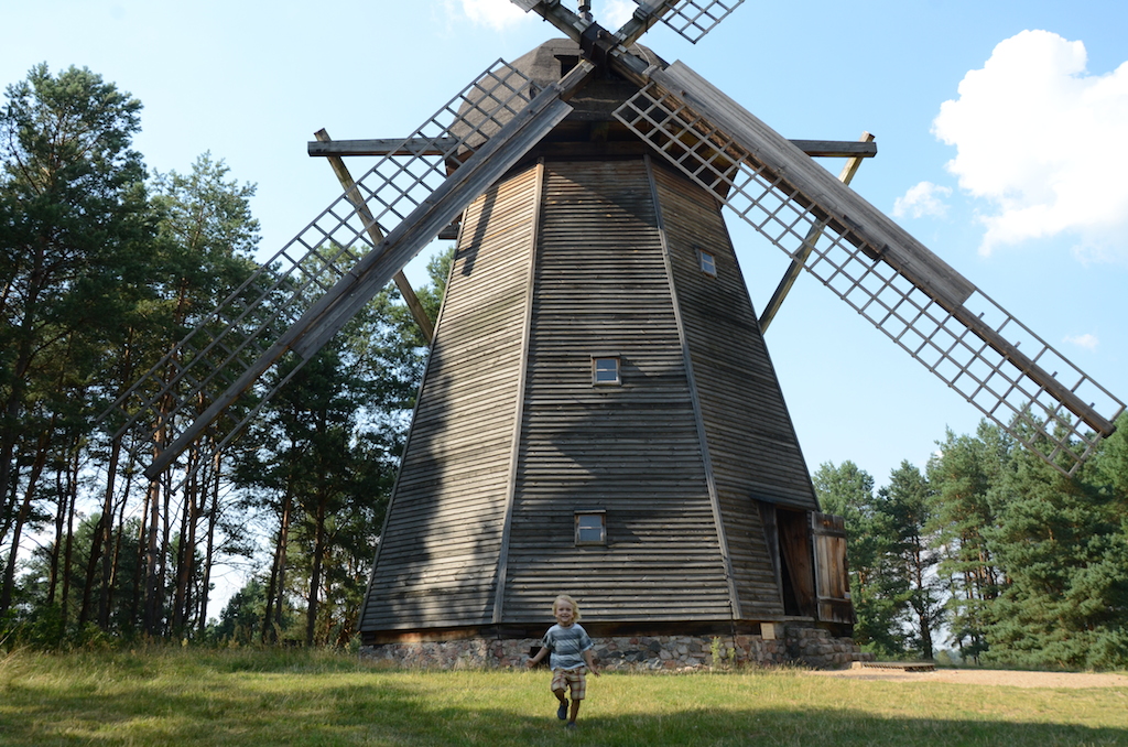 One of the windmills in the Ethnographic Park